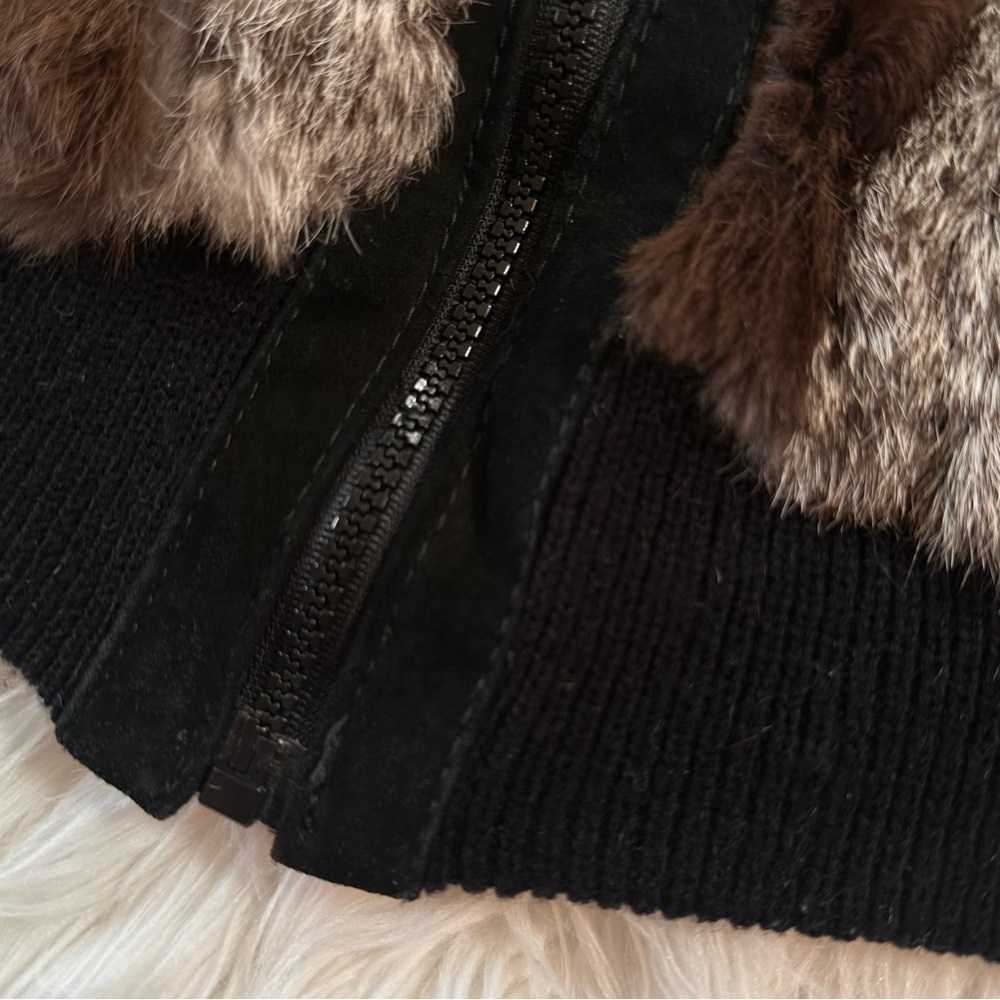 Dino Rico • Vintage Patchwork Rabbit Fur Coat - Picture 9 of 16